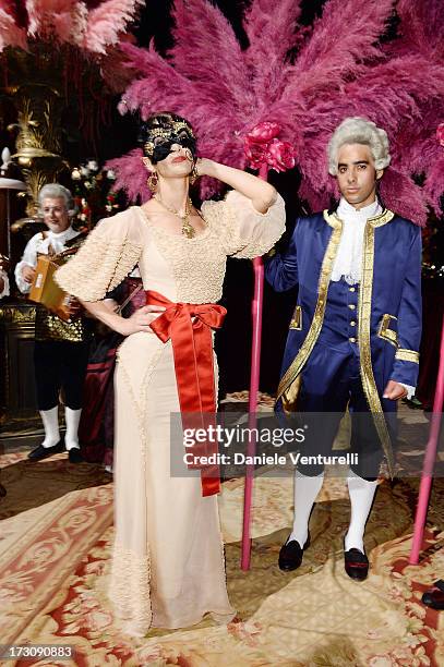 Eugenia Silva attends the 'Ballo in Maschera' to Celebrate Dolce&Gabbana Alta Moda at Palazzo Pisani Moretta on July 6, 2013 in Venice, Italy.