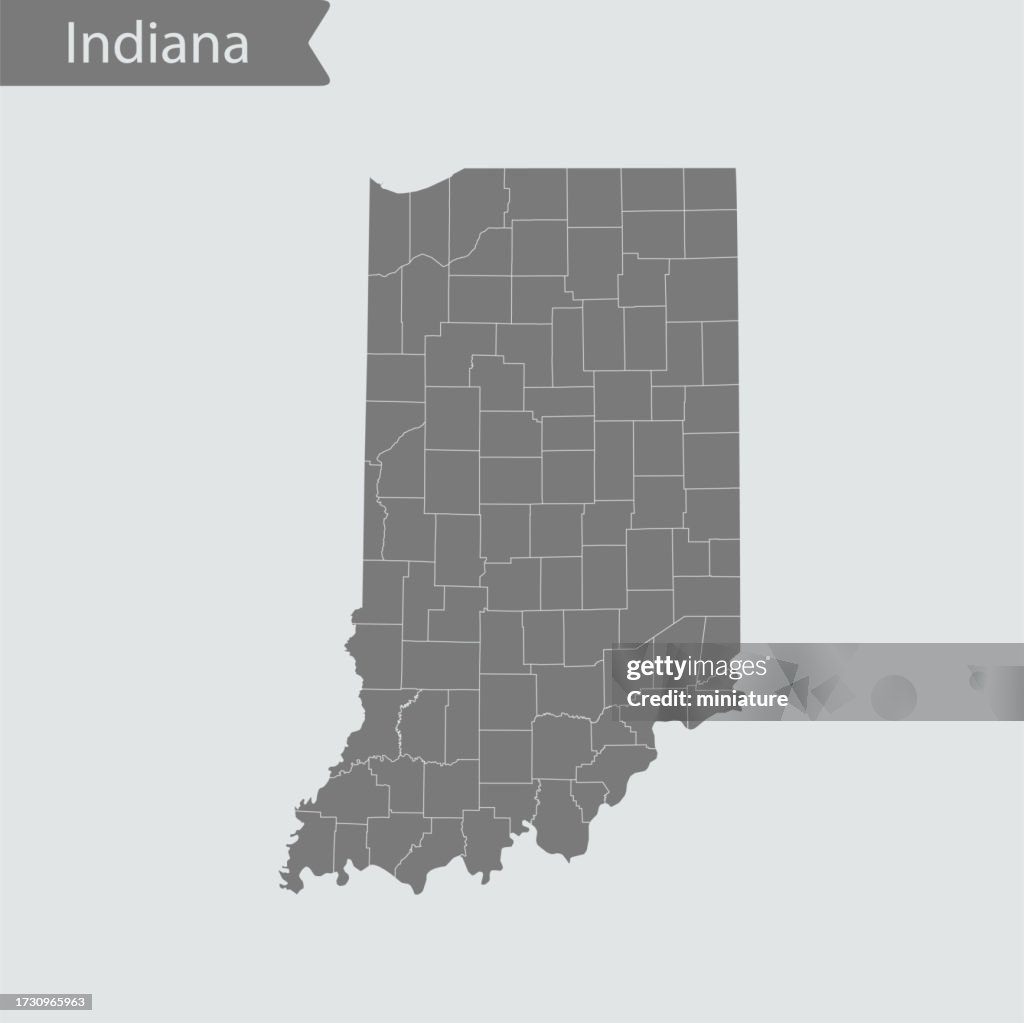 Indiana Map High-Res Vector Graphic - Getty Images