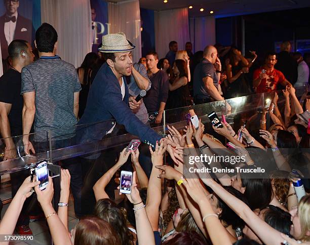 Joey McIntyre of New Kids On The Block hosts at Pure Nightclub at Caesars Palace on July 6, 2013 in Las Vegas, Nevada.