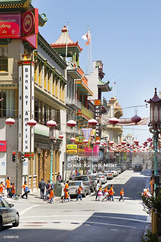 China Town Street Scene