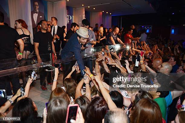 Joey McIntyre of New Kids On The Block hosts at Pure Nightclub at Caesars Palace on July 6, 2013 in Las Vegas, Nevada.