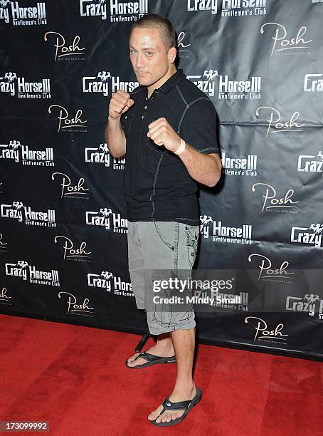 Mike Pierce arrives at the Crazy Horse III Gentleman's Club on July 6, 2013 in Las Vegas, Nevada.