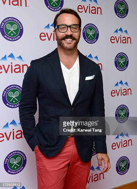 Jeremy Piven attends the Evian suite on Day 13 of the Wimbledon Lawn Tennis Championships at the All England Lawn Tennis and Croquet Club on July 7,...