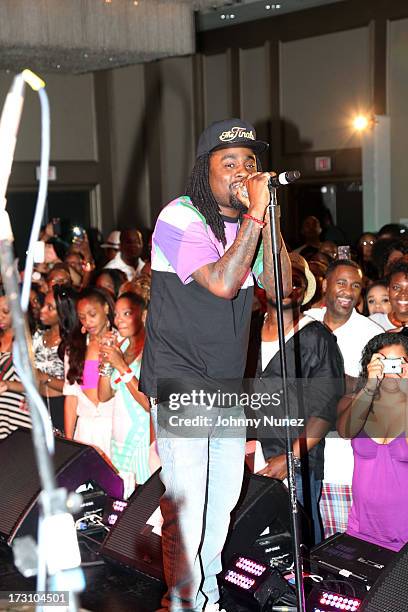 Wale performs at the Essence Day party at the W New Orleans on July 6, 2013 in New Orleans, Louisiana.