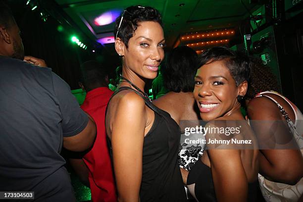 Nicole Murphy and Andrea Kelly attend the Essence Day party at the W New Orleans on July 6, 2013 in New Orleans, Louisiana.