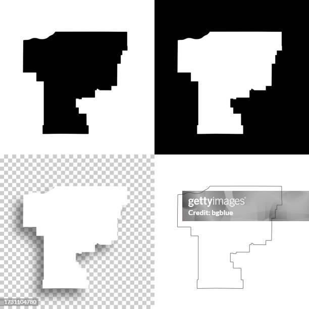 stockillustraties, clipart, cartoons en iconen met umatilla county, oregon. maps for design. blank, white and black backgrounds - oregon amerikaanse staat