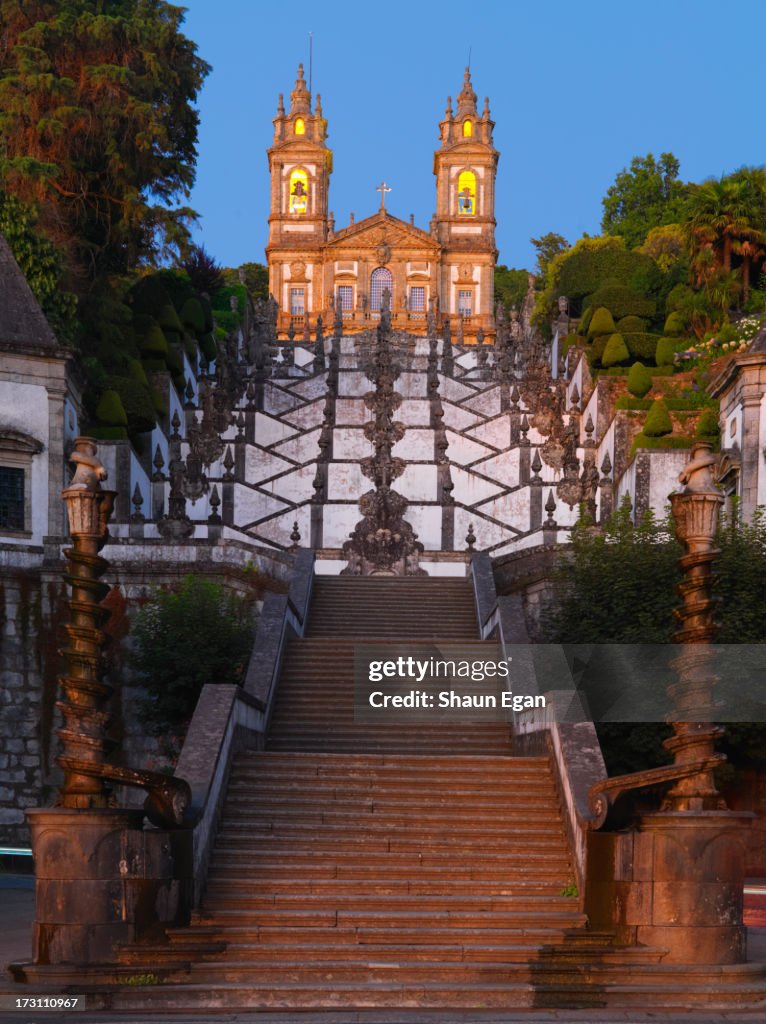 Portugal, Minho, Braga, Bom Jesus Cathedral