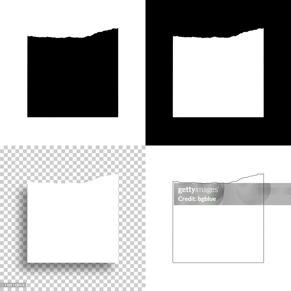 Kearney County, Nebraska. Maps for design. Blank, white and black backgrounds