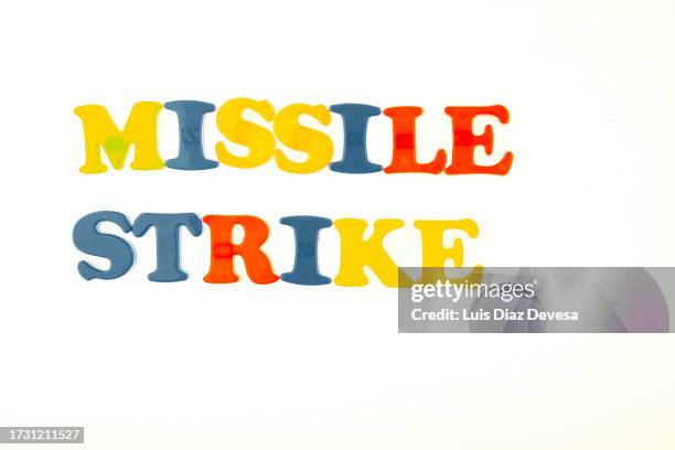 missile strike - rocket munition stock pictures, royalty-free photos & images