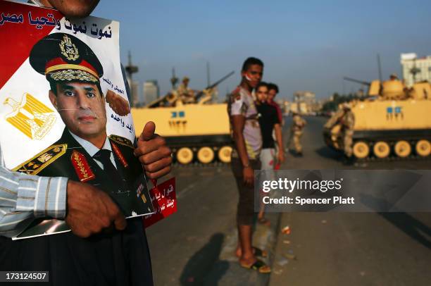 Following a day of massive rallies against the ousted Egyptian President and an early morning shooting of pro Mohamed Morsi supporters outside a...