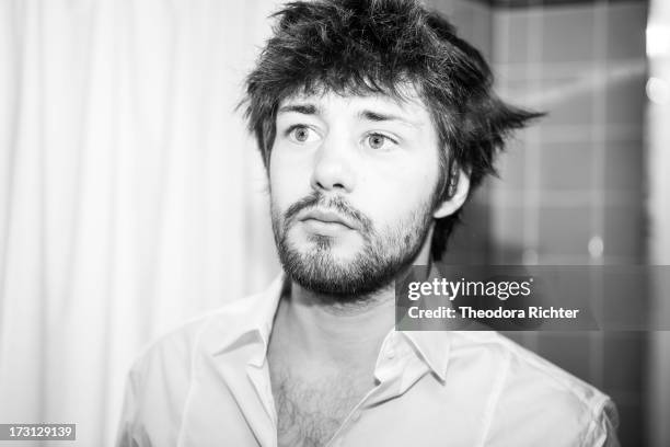 Actor Laurent Delbecque is photographed for Self Assignment on June 1, 2013 in Paris, France.