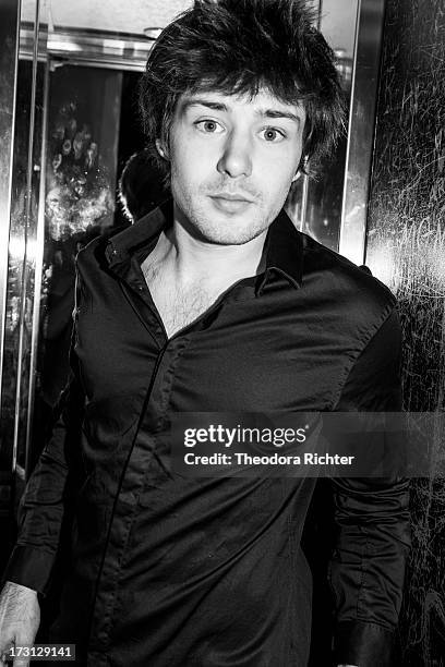 Actor Laurent Delbecque is photographed for Self Assignment on June 1, 2013 in Paris, France.