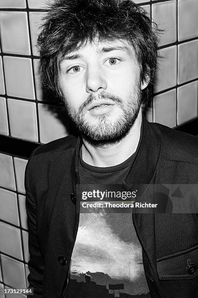 Actor Laurent Delbecque is photographed for Self Assignment on June 1, 2013 in Paris, France.