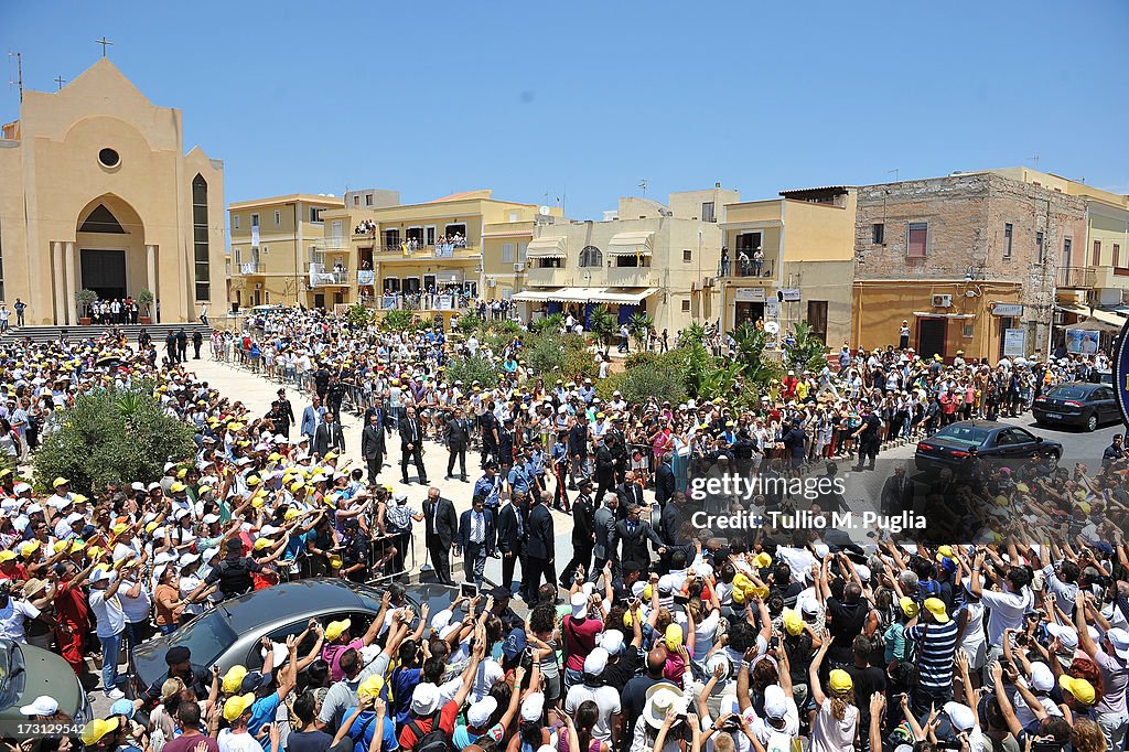 Pope Francis Visits The Island of Lampedusa
