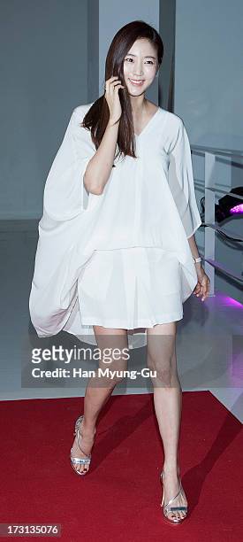 South Korean actress Kim Sa-Rang attends the 'OMEGA' Co-Axial Movement Exhibition at Beyond Museum on July 8, 2013 in Seoul, South Korea.