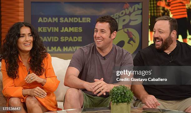 Salma Hayek, Adam Sandler and Kevin James of Salma Hayek, Adam Sandler and Kevin James of