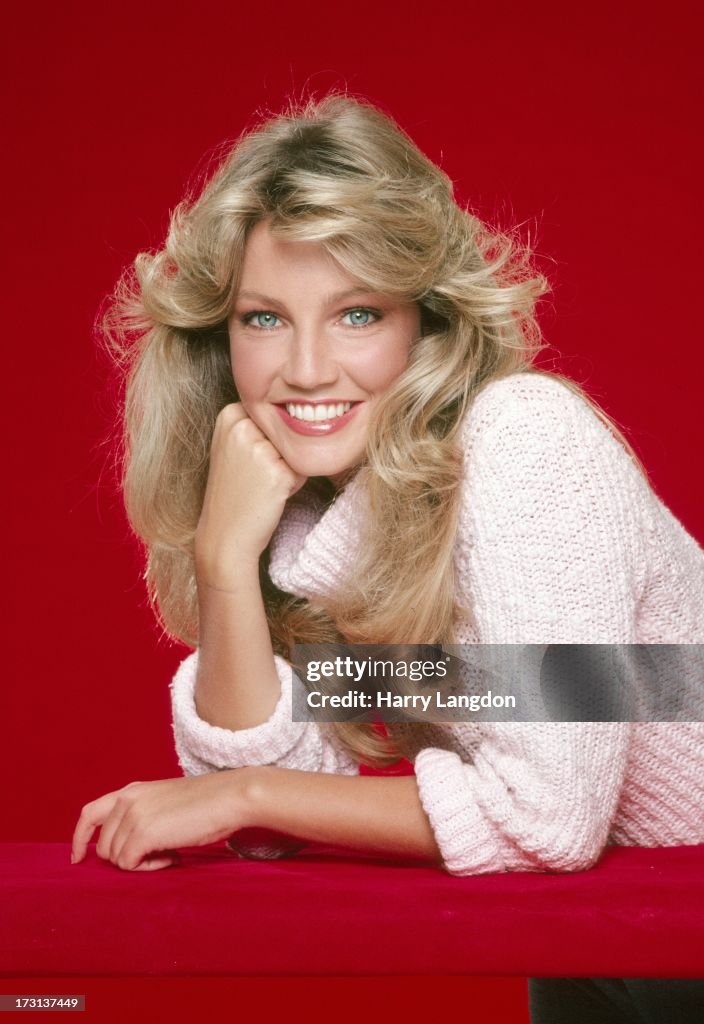 Actress Heather Locklear poses for a Fashion/portrait Session on