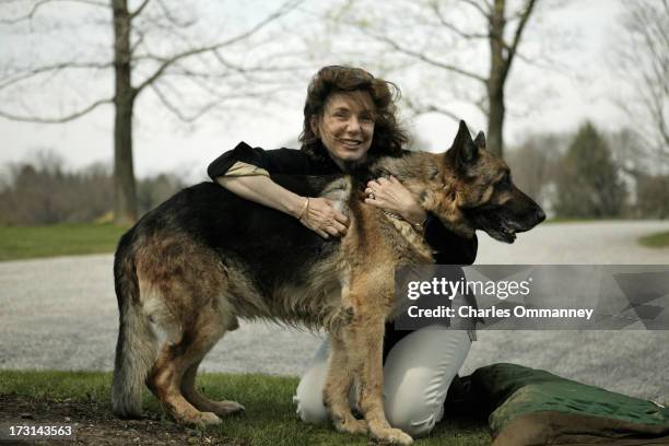 Businesswoman and philanthropist Teresa Heinz Kerry photographed for Self Assignment at Rosemont Farm, Pittsburgh, PA, on April 17, 2004.