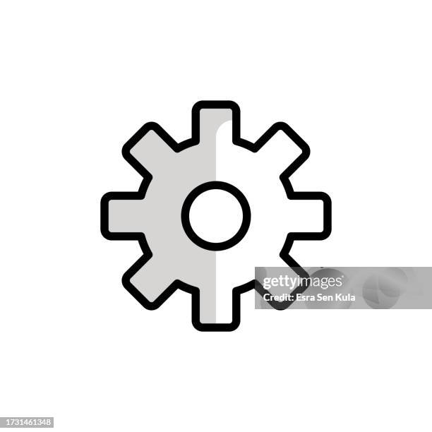 settings universal line icon design with editable stroke. suitable for web page, mobile app, ui, ux and gui design. - personalized service stock illustrations