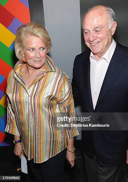 Candice Bergen and guest attend the "Fruitvale Station" screening at the Museum of Modern Art on July 8, 2013 in New York City.