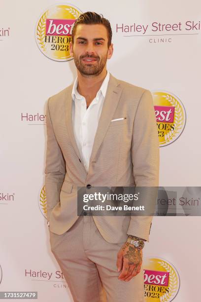 Adam Collard attends the best Heroes Awards 2023 at St. Ermin's Hotel on October 18, 2023 in London, England.