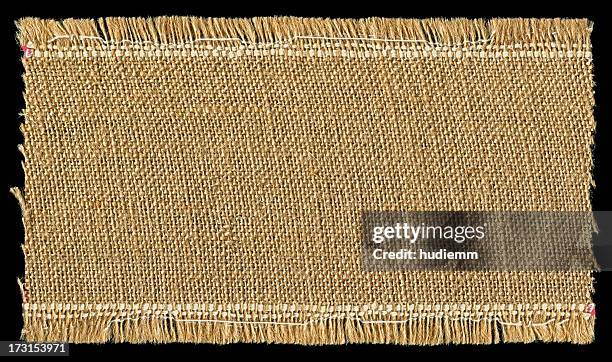 texture di sfondo di tela grezza con full frame - cucitura foto e immagini stock