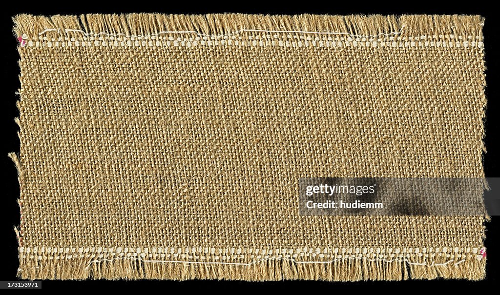 Burlap textured background with full frame