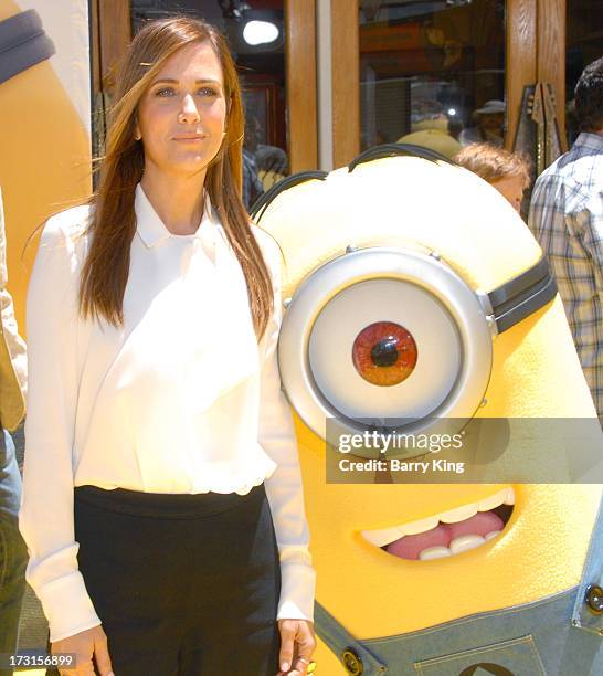 Actress Kristin Wiig arrives at the Los Angeles premiere of 'Despicable Me 2" held at Universal CityWalk on June 22, 2013 in Universal City,...