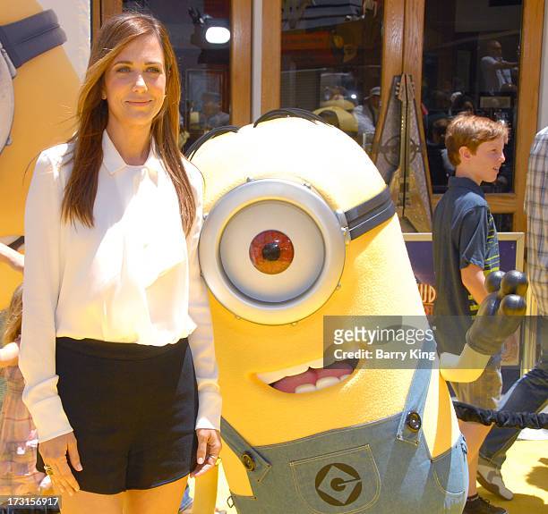 Actress Kristin Wiig arrives at the Los Angeles premiere of 'Despicable Me 2" held at Universal CityWalk on June 22, 2013 in Universal City,...