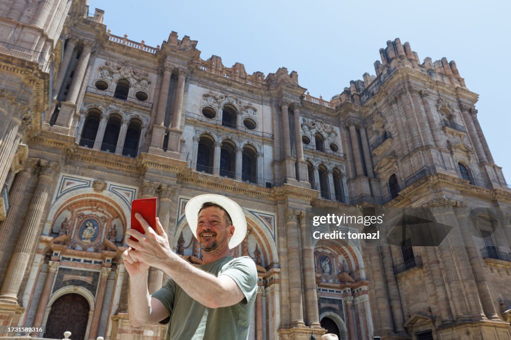 Turist in Seville Spain