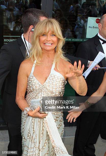 Goldie Hawn attends the Novak Djokovic Foundation London gala dinner on July 8, 2013 in London, England.