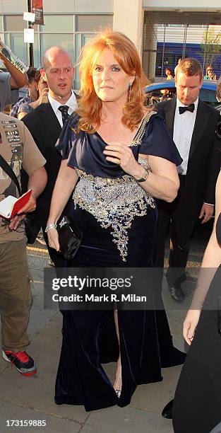 Sarah Ferguson attends the Novak Djokovic Foundation London gala dinner on July 8, 2013 in London, England.