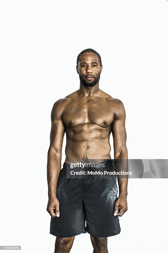 Portrait of male gym