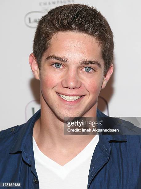 Actor Jimmy Deshler attends the premiere of Live Well Network's 'Live Big With Ali Vincent' Season 3 at Sofitel Hotel on July 8, 2013 in Los Angeles,...