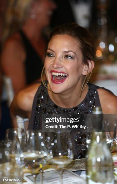 Kate Hudson attends the Novak Djokovic Foundation inaugural London gala dinner at The Roundhouse on July 8, 2013 in London, England. The foundation...