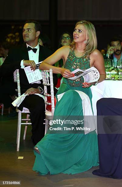 Holly Branson attends the Novak Djokovic Foundation inaugural London gala dinner at The Roundhouse on July 8, 2013 in London, England. The foundation...