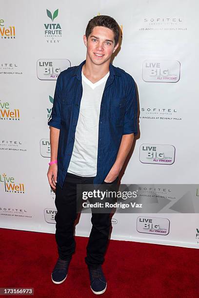 Actor Jimmy Deshler arrives at "Live Big With Ali Vincent" Season 3 launch party at Sofitel Hotel on July 8, 2013 in Los Angeles, California.