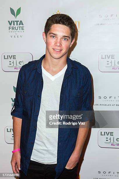 Actor Jimmy Deshler arrives at "Live Big With Ali Vincent" Season 3 launch party at Sofitel Hotel on July 8, 2013 in Los Angeles, California.