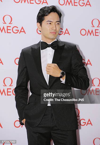 Lee Jin-Uk attends the OMEGA CO-AXIAL Exhibition at Beyond Museum on July 8, 2013 in Seoul, South Korea.