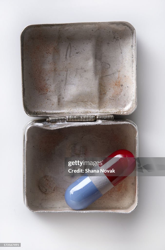 Pillbox With Pill