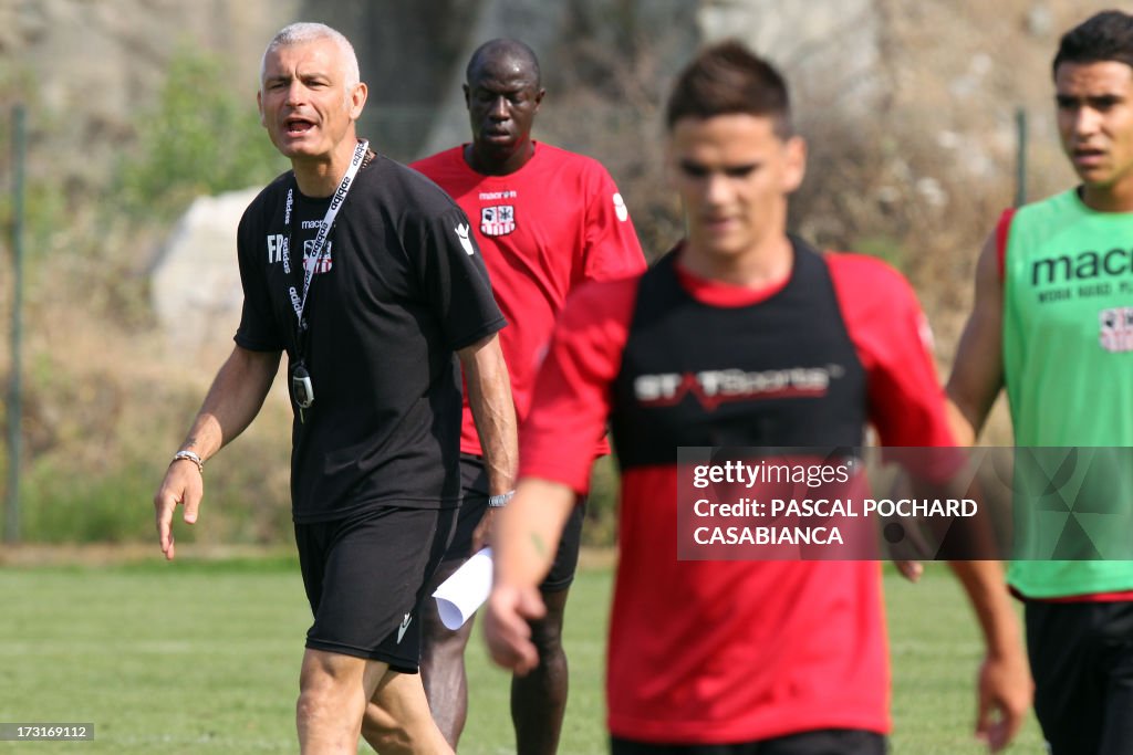 FBL-FRA-LIGUE1-AJACCIO-TRAINING