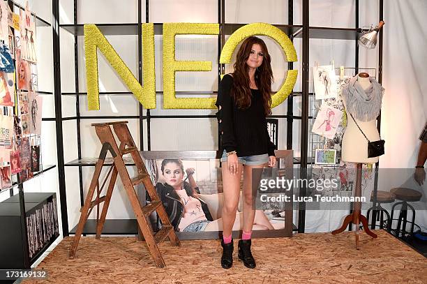 Selena Gomez attends a photocall to launch the Selena Gomez by adidas NEO collection on July 9, 2013 in Berlin, Germany.