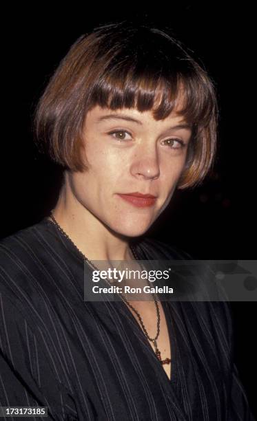 Christine Elise attends Aaron Spelling Christmas Party on December 13, 1993 at the Beverly Wilshire Hotel in Beverly Hills, California.