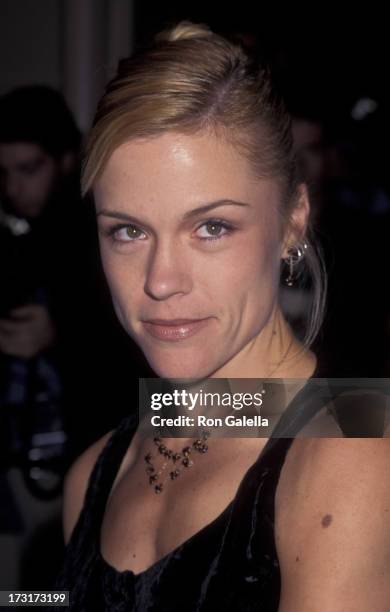 Christine Elise attends Aaron Spelling Christmas Party on December 7, 1995 at the Beverly Wilshire Hotel in Beverly Hills, California.