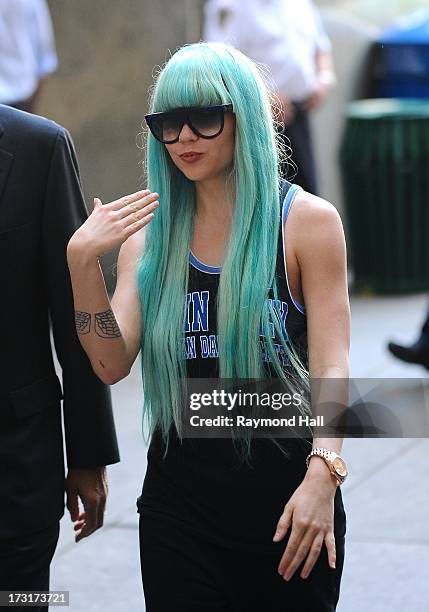 Actress Amanda Bynes attends an appearance at Manhattan Criminal Court on July 9, 2013 in New York City. Bynes is facing charges of reckless...