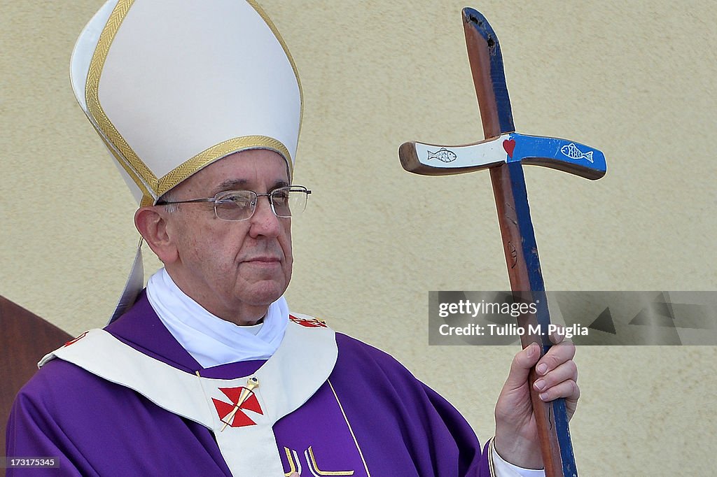 Pope Francis Visits The Island of Lampedusa