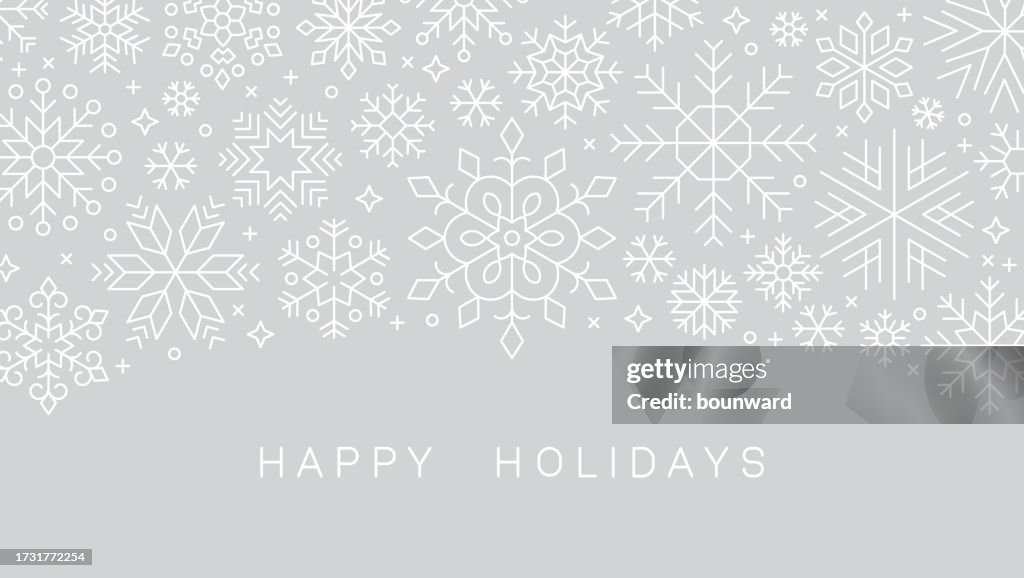 Christmas Snowflake Background