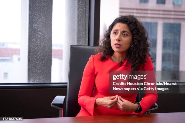 Harris County Judge Lina Hidalgo talks about being diagnosed with clinical depression and her decision to seek mental health treatment during an...