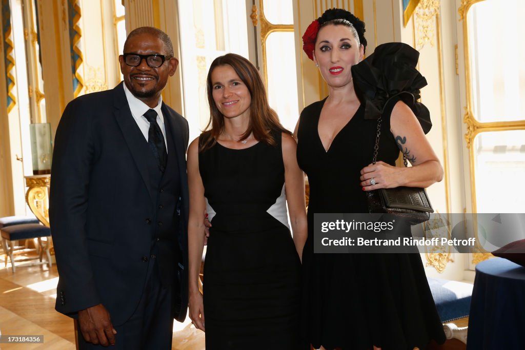Forest Whitaker And Rossy De Palma Decorated In Paris