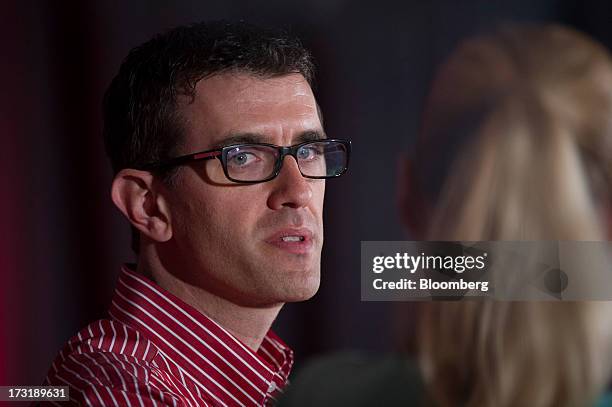 Dave Engberg, chief technology officer of Evernote Corp., speaks during the MobileBeat Conference in San Francisco, California, U.S., on Tuesday,...